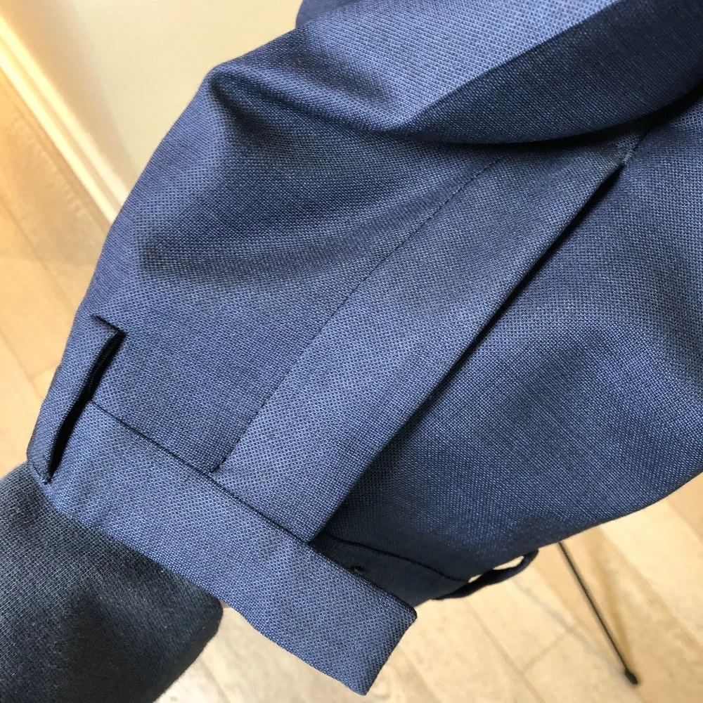 KENZO Men's Slim Fit Suit, Med Blue Size Euro 50 (US size 40) - Picture 9 of 13
